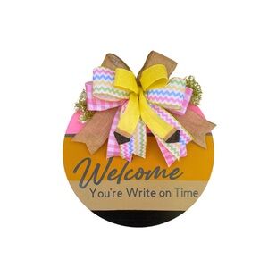 HANDMADE Door Hanger|Teacher, Classroom Decor